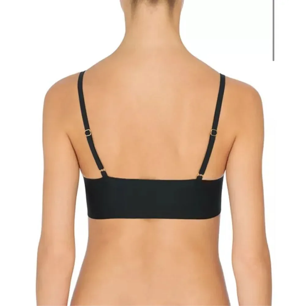 Natori NWT Full Fit Zone Front Close Bra Black 34D